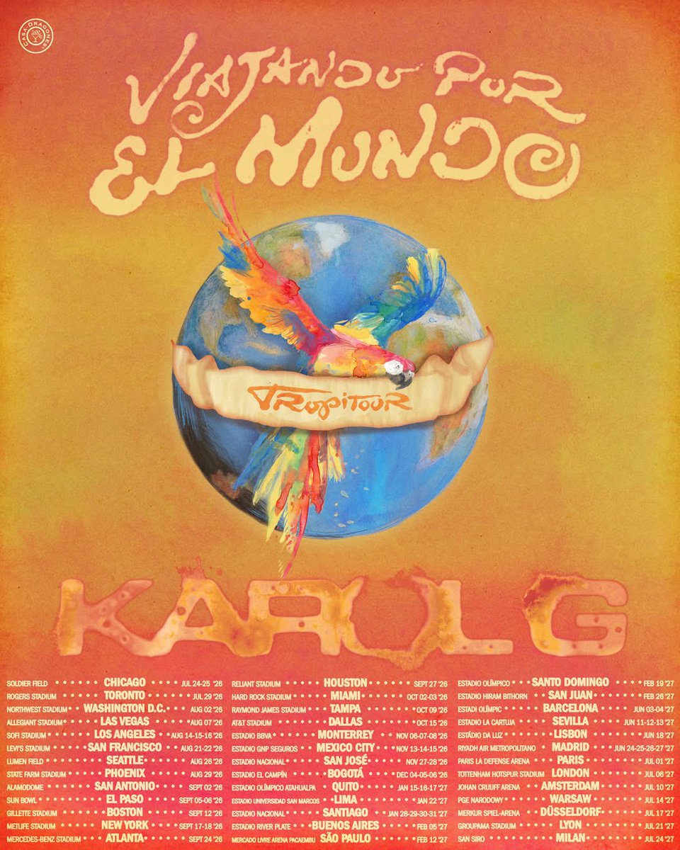 Excursão Karol G — São Paulo — 12/02/2027