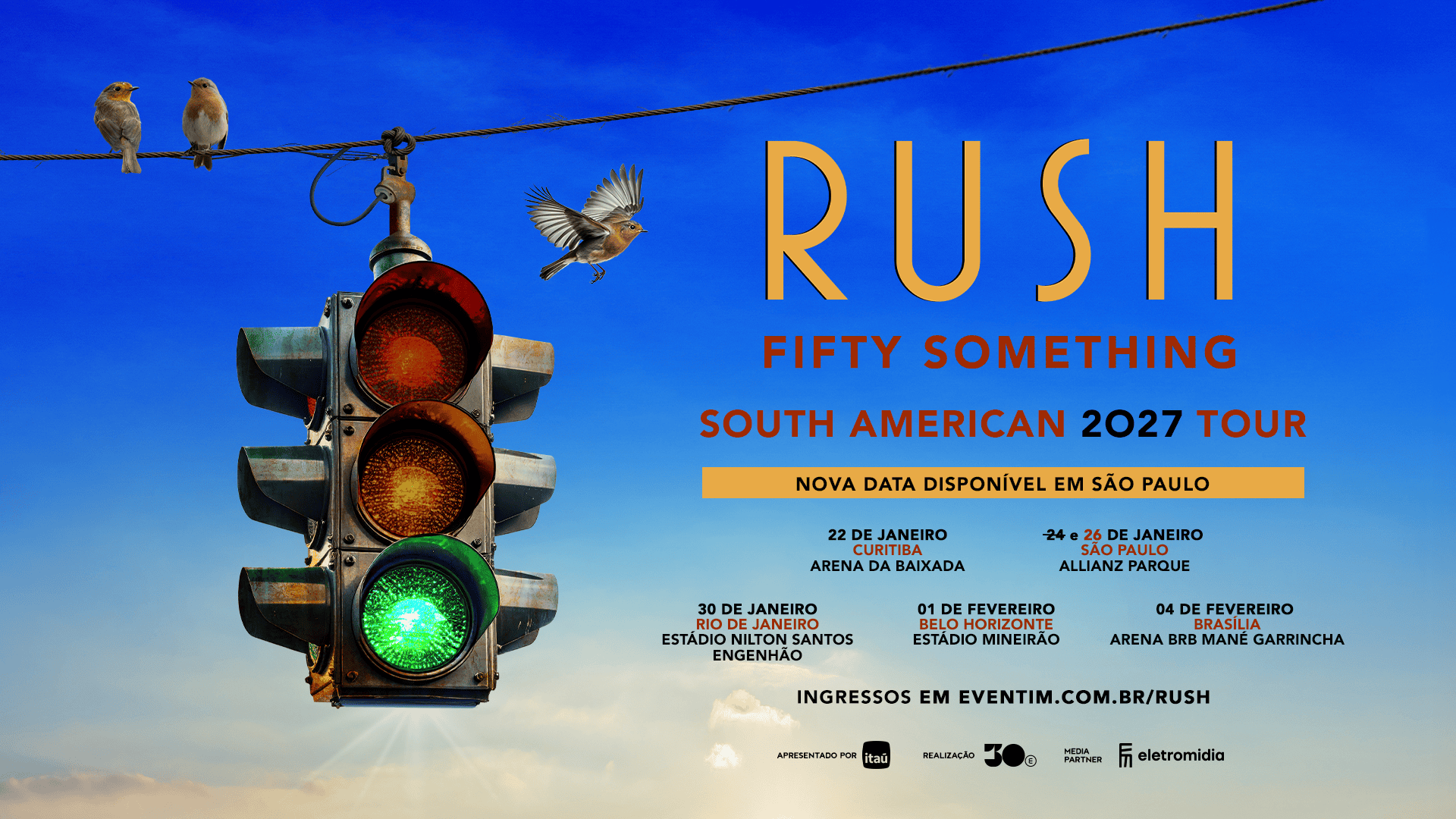 Excursão Rush — São Paulo — 24/01/2027